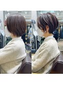 絶壁解消/ひし形/前下がり/大人ショートボブ/30代/40代★猪狩★