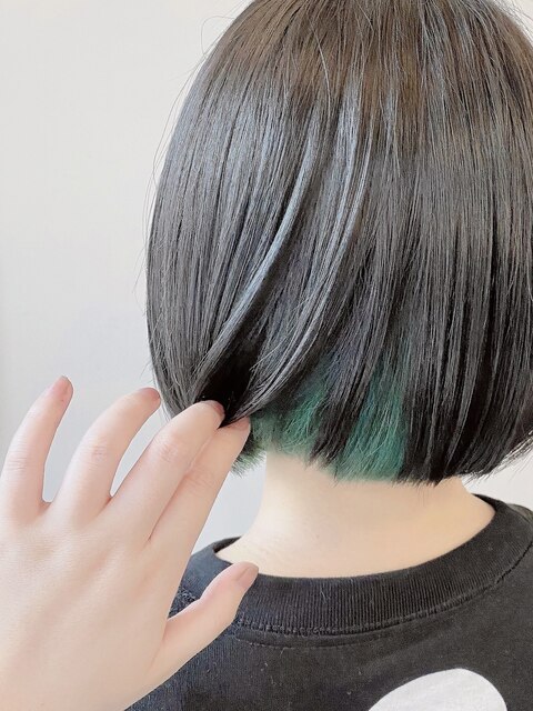 【JLB・yu】インナーカラー/green