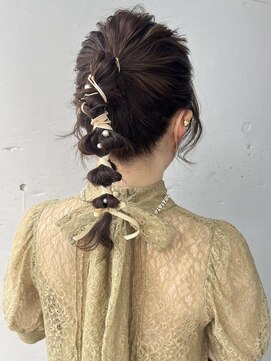 シュリット(schritt) ポニーテールアレンジ エジリ