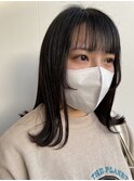 切りっぱなしスタイル