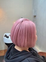 シェルビー 新宿(SHELBe)&nbsp;小顔ショートボブ×美髪ピンク[新宿/髪質改善/ヘッドスパ]