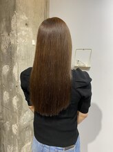 イロ(iro*) ☆似合わせ髪質改善カラーラテベージュストレートヘア