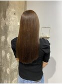 ☆似合わせ髪質改善カラーラテベージュストレートヘア