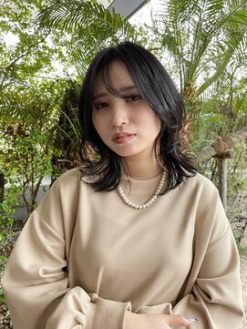 ピークアブー アヴェダ アトレ恵比寿(PEEK-A-BOO AVEDA) 大人可愛いミディアム顔まわりレイヤー20代30代40代ベージュ