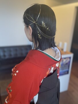 スタジオフェリース 卒業式袴着付け