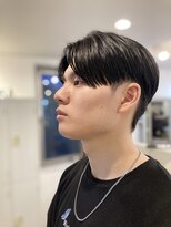 ヘアーサロン イルア 北越谷(hair salon I'LUNA) ブルーブラックなハンサムショート。7.4