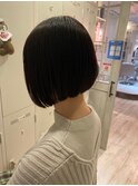 丸型卵形韓国風顔まわりエアリーロング美髪ピンクブラウン川崎