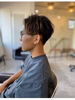 メンズカット バイ ソイクフ(メンズカット by SOY-KUFU)&nbsp;MEN'SHAIRアッシュブラックカルマパーマ