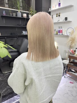 チュダック(ChuDuck) 韓国風《ミルクティー》ハイトーン/ケアブリーチ/ダブルカラー