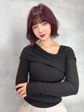 ロンド ジュルード 名古屋(Lond jeloud) ショート ボブ インナーカラー 韓国風41110