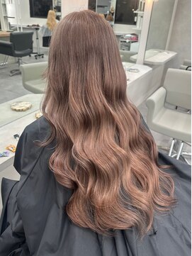 ベレーザ 渋谷(BELEZA) 10945艶髪マロンベージュ韓国風巻きミルクティーベージュロング