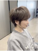 40代50代60代白髪マッシュショートボブ大人美人くびれ髪質改善