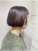 大人の個性派ボブ