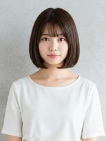 レガーミ(Legami) 毛先を内側にワンカールさせた上品で可愛らしいボブスタイル