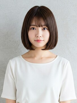 レガーミ(Legami) 毛先を内側にワンカールさせた上品で可愛らしいボブスタイル
