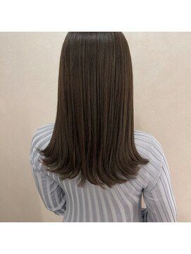 アンドワン 自由が丘(＆ONE) 【&ONE 自由が丘】グレージュカラー×髪質改善