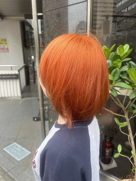 アルメリア 池袋(Arumeria) オレンジレイヤーボブショート10代20代30代40代
