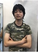 Y2K メンズ　カット　シャギーカット　平成