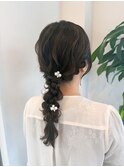 王道ゆるふわ編み下ろしアレンジ☆