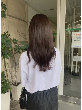 ヘアーエスクールフェイス(hair S. COEUR face) ブラウンカラー/ピンクブラウン/枚方美容室/大阪美容室