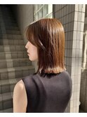 ボブ×からっぱなしボブ×外ハネ×透明感カラー×20代30代