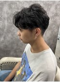 パーマ履歴カット/センターパート