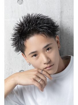 ダズ(Dazz) スパイキーショート×テーパーフェード