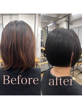 サンティエ 都通店(scintiller) 顎ラインぱつっとボブ