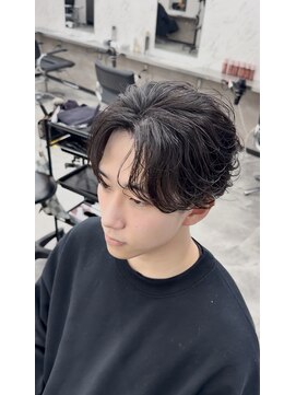 オム ブランシェ(HOMME BLANCHE’) 【Ryo】フェザーパーマコンマバング