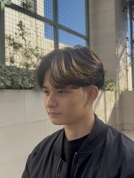 スタイル 成城学園前(STYLE) メンズ センターパート メンズパーマ 毛流れパーマ