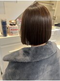 ぷつっとボブ×美髪ストレート