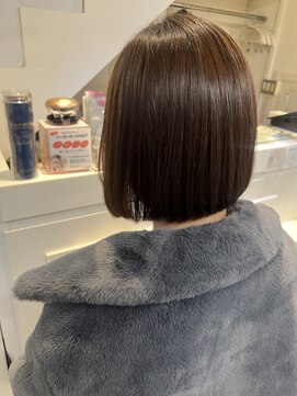 ネオリーブカフ 鶴ヶ峰店(Neolive caff) ぷつっとボブ×美髪ストレート