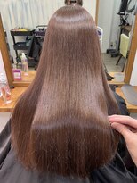 アップ(A+hair)&nbsp;縮毛矯正髪質改善水素トリートメント酸性ストレート艶髪