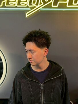 グリーディーフォックス 三軒茶屋(GreedyFOX) 波巻き/マッシュパーマ/ウルフ/ハイライト<理容室>三軒茶屋