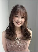 ミディアムレイヤー・ボブ/絶壁解消/20代/30代/長め