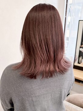 ミュラ(mulah) 透明感カラーラベンダーピンク＊ミディアムレイヤーカット