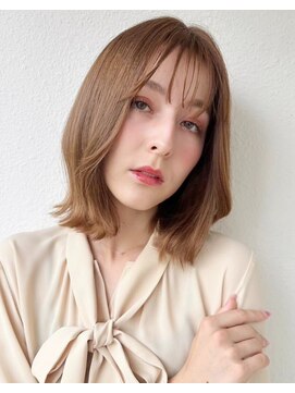 COVER HAIR ACADEMY 北浦和【カバーヘア アカデミー】北浦和西口店【4/6 OPEN(予定)】 髪質改善/ミルクティーベージュ/ボブレイヤー/大人可愛いp北浦和
