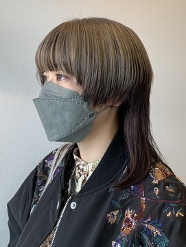 アイズム モア 名古屋伏見(I’sm more) マッシュウルフ/クラゲヘア/アンブレラカラー/ブリーチカラー