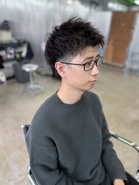 COM【コム】 ツーブロックショート