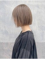 トクテ 高円寺(tokute) くびレイヤーエモージュ前髪モテベージュレイヤーミディ/高円寺