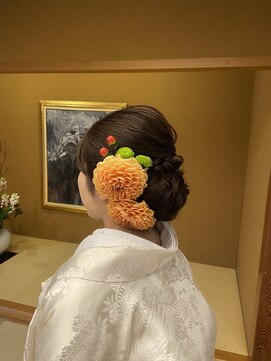 サロン Salon アイ アート 白無垢 披露宴入場のヘアセット