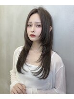 ロンドルーチェ 心斎橋(Lond luce)&nbsp;グレージュ×ハッシュカット［髪質改善/縮毛矯正/レイヤー］