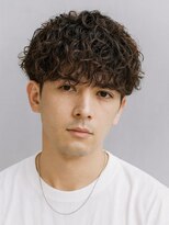 ハレ メンズサロン たまプラーザ(Hale)&nbsp;Hale波巻きツイストスパイラルパーマセンターパートたまプラーザ