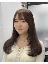 カーキ 甲府(khaki) フロントのみのレイヤーカット