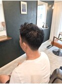 大人アップバングショート