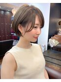 【アフロート 】女性らしい丸み大人ショートボブ