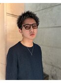 スパイキーショート メンズショート 短髪 アクティブショート