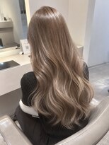 アクロ 梅田店(ACRO)&nbsp;ミルクティーベージュ艶ウェーブロング