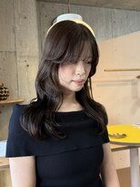 マルソー&nbsp;岡山オリーブカラー顔まわりレイヤーカット髪質改善カラー