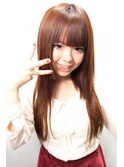 前髪パッツン★姫カット★　エクステつけ放題ロング